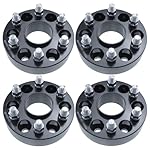 GURUNXIV-2-4X-6-Lug-Hubcentric-Wheel-Spacers-6x120-Fits-Trucks-Black