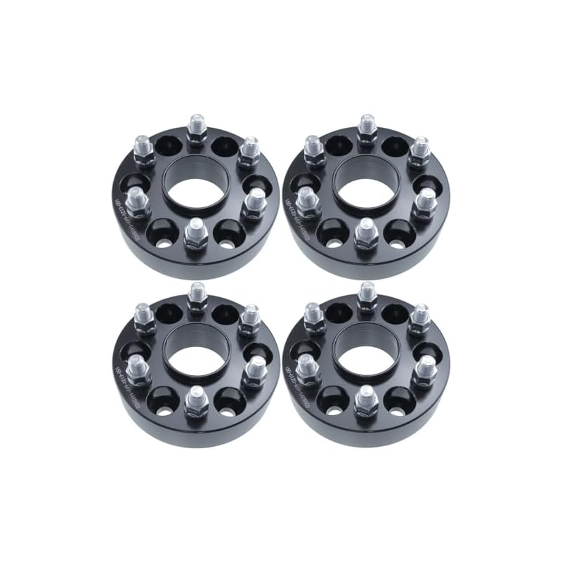 Gurunxiv-2-4X-6-Lug-Hubcentric-Wheel-Spacers-6X120-Fits-Trucks-Black 51x hwdfoml. sl500 . ss800