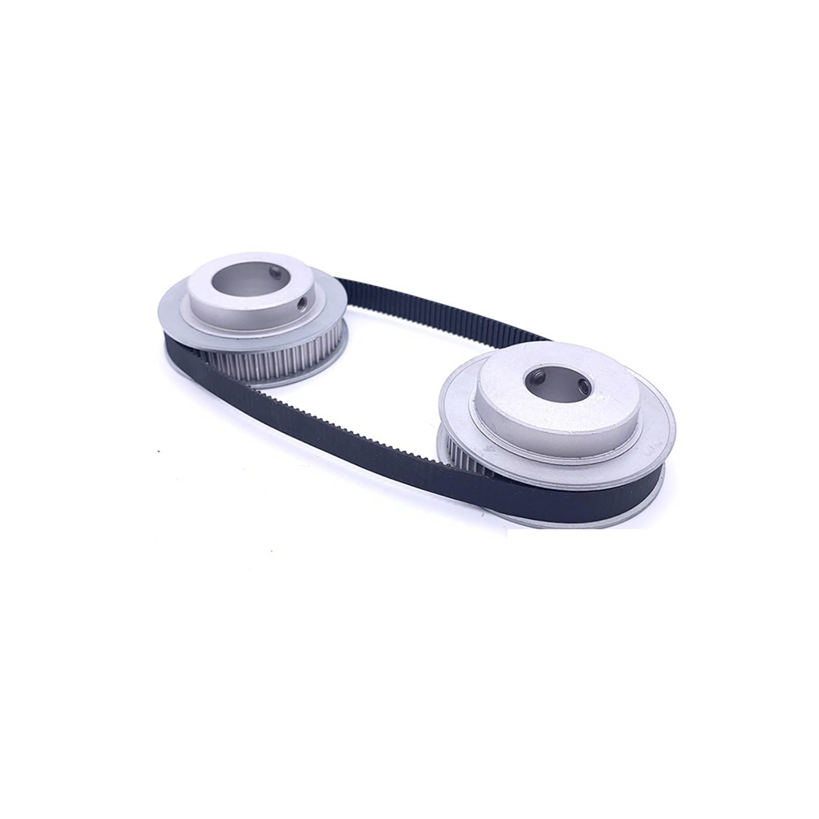 ZHGUIMING 60 Zähne GT2 Synchronrad Bohrung 5mm ~ 25mm 60T 2GT Zahnriemenscheibe Riemenbreite 6 9 10 15mm 60 Zähne BF-Typ Aluminium Zahnriemenscheibe(Bore-17mm,5PCS_BELT WIDTH-6MM)