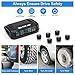 3T6B Tire Pressure Monitoring System, Wireless Solar RVs TPMS with 6 External Sensors Real-time Monitoring Pressure & Temperature (0-116PSI) for Car Truck Trailer RV & Tow Motorhome