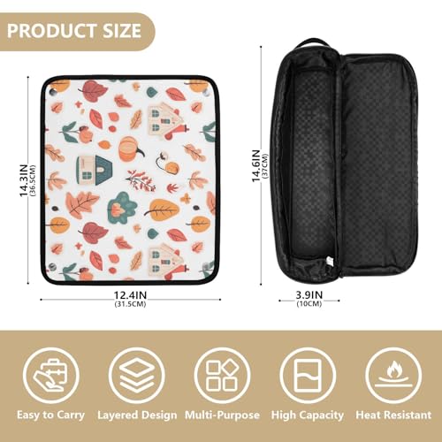 Bolsa organizadora portátil para herramientas de cabello con diseño mármol, resistente al calor para planchas, rizadores y accesorios de cuidado capilar miniatura 4