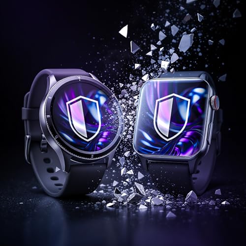 3mk Fusion Watch Protection Hybridglas für Smartwatch Razer X Fossil Gen 6, Unzerbrechlicher Displayschutz, Flexible Anti-Kratz-Beschichtung