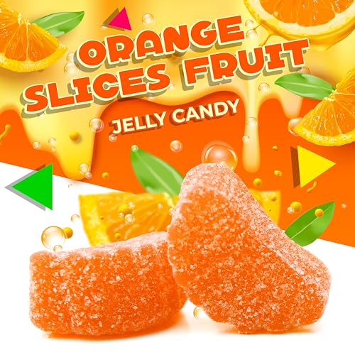Caramelo de gelatina sabor naranja 2.2 lb miniatura 3
