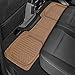 Motor Trend FlexToughXL Floor Mats for Cars Full Set, All-Weather Rubber Automotive Floor Mats, Waterproof Heavy Duty Car Mats, Flexible Floor Liners for Car Truck Van SUV, Car Floor Mats (Beige)