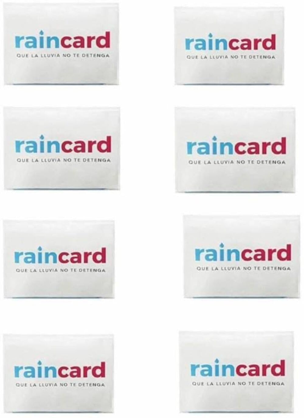 Unisex Disposable Rain Card for Emergency Use | Waterproof Rain with Smallest Pocket Size| Easy to Carry & Use and Reusable | 2 to 3 time wear Thin Plastic