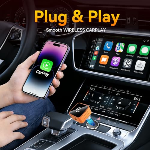 Wireless CarPlay Adapter for Apple Only, 2026 Upgrade Mini Aluminium CarPlay Adapter Converts Wired to Wireless CarPlay - image 7