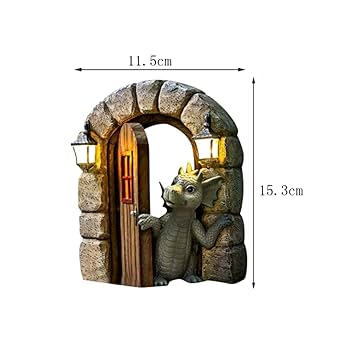 Amazon.co.jp: ガーデニング 置物 彫刻 ドラゴン アンティーク