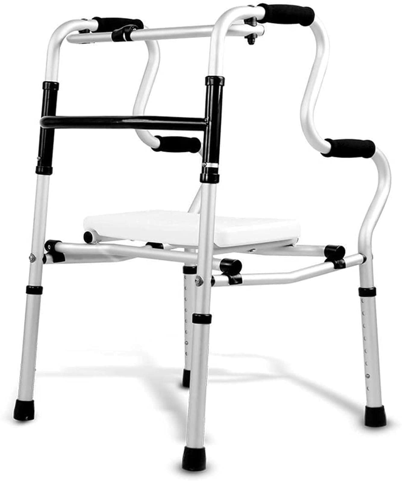 Rollator Walker Rama do chodzenia Standardowy chodzik Rollator Chodzik dla osób starszych Chodzik po schodach Lekki aluminium Regulowany Mobilność Tęsknota za Comfortable anniversary