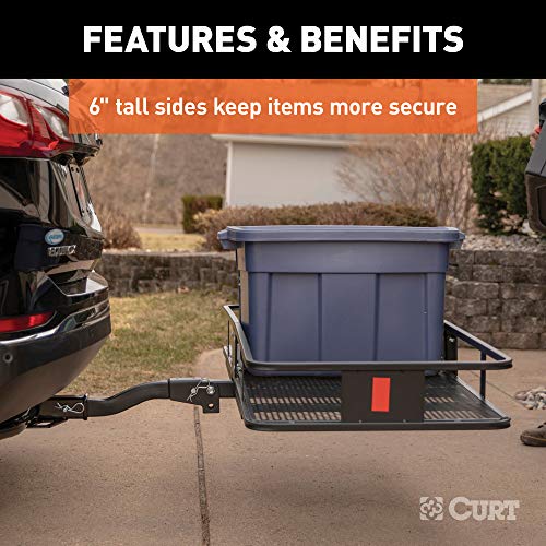 CURT Basket Hitch Cargo Carrier 500 lbs