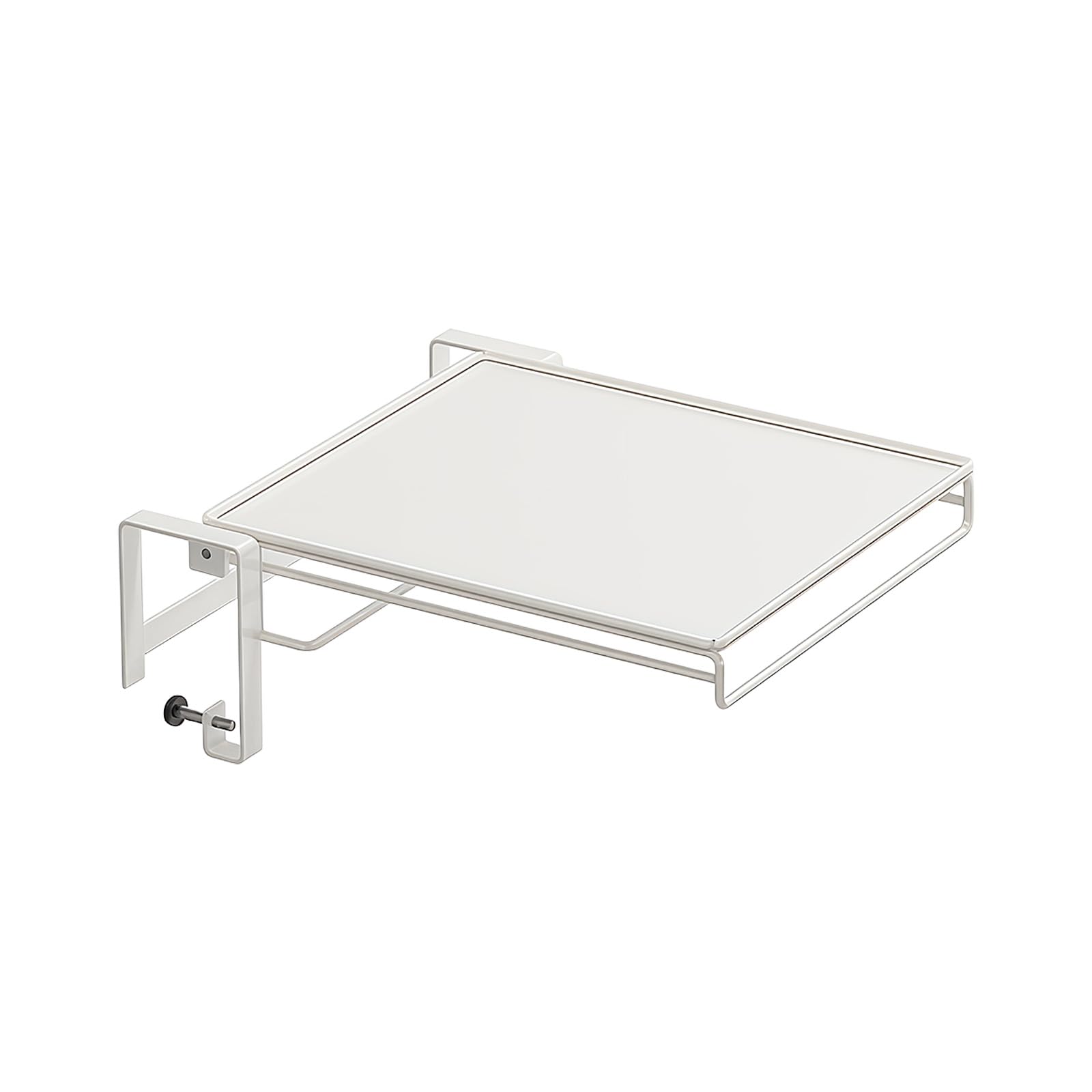 Carotoe White Robust Over The Door Shelf Featuring Foldable Fashion Optimizes Storage Capacity In Bathroom Or Kitchen Without Installation Apartment Organizing Rack