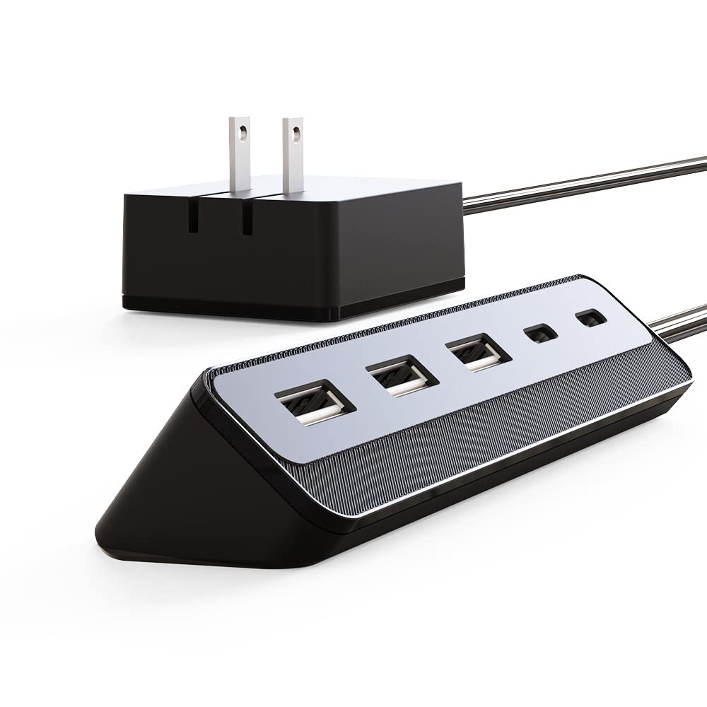Amazon | USB 充電器 30W 5ポート ACアダプター PD対応 急速充電 USB