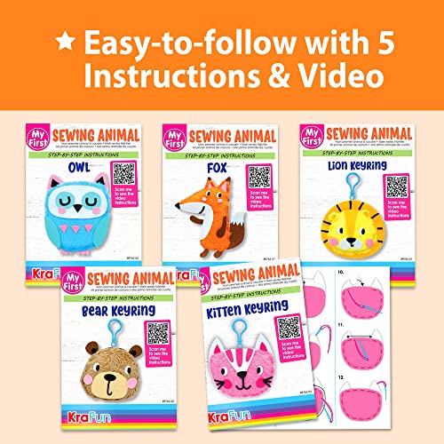 Krafun 89765 My First Sewing Animal For Kids thumb #4