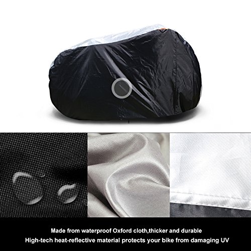 bike cover with lock holes