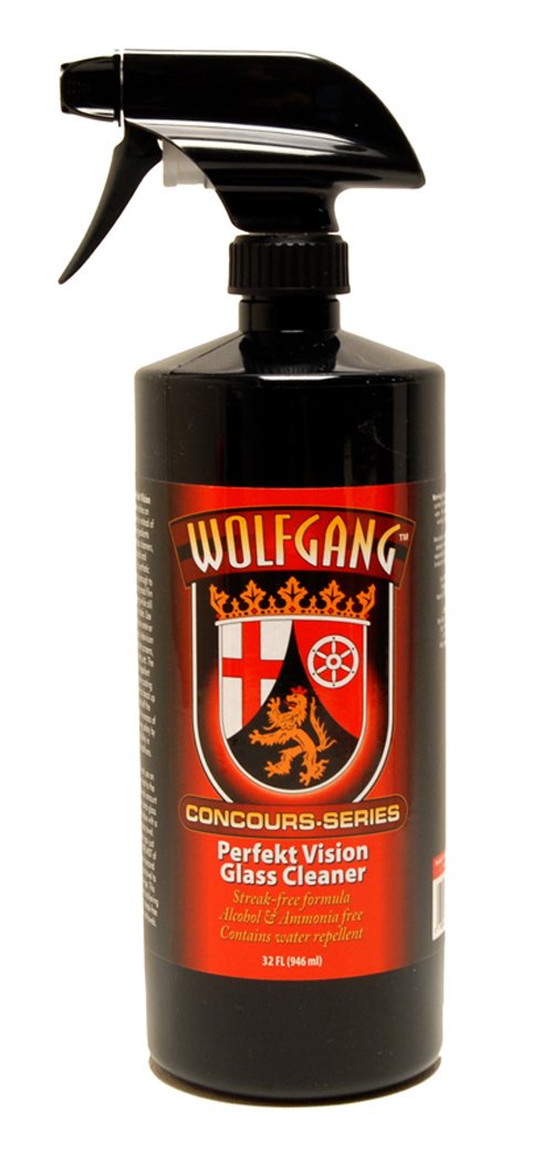 WOLFGANG CONCOURS SERIES Perfekt Vision Glass Cleaner | Streak-Free & Ammonia-Free Formula | Safe for Tint & Multi-Surface Use | Perfect for Car, Truck, SUV, & Home | WG-4100 | 32 oz