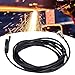 LiebeWH Premium Torch Micro Switch Trigger with Wire Line Aviation Plug Fitting for TIG 4.3Meter 14.11ft Length - Superior Quality ABS Material - Perfect Welding Accessory for TIG and