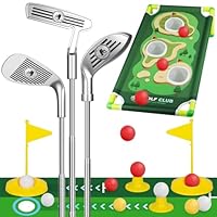 HomeMall Kinder-Golfschläger-Set mit Puttmatte, Golfspielzeug für Kleinkinder, Indoor & Outdoor Gartenspiel für Jungen und Mädchen ab 3-8 Jahre Kinder