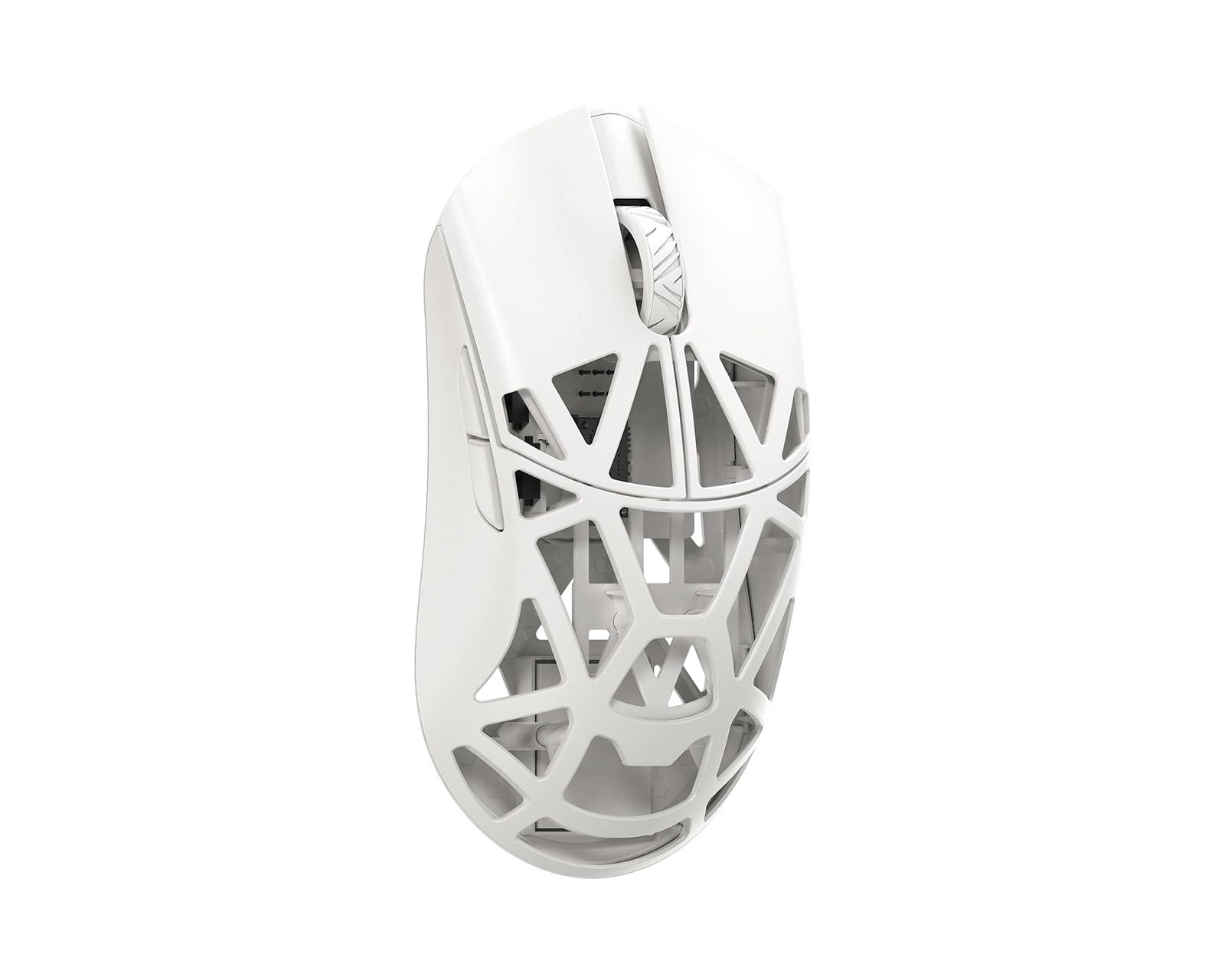wlmouse Beast X Pro – Magnésium Souris Gaming Ultra-Légère 41g, Solid Sides, 125–8000Hz, Switchs Optiques Omron, Dongle 8K Inclus (Blanc)
