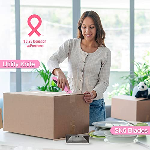 WORKPRO-103-Piece-Pink-Tool-Kit-Hand-Tool-Set-with-Easy-Carrying-Round-Pouch-Durable-Long-Lasting-Chrome-Finish-Tools-Perfect-for-DIY-Home-Maintenance-Pink-Ribbon