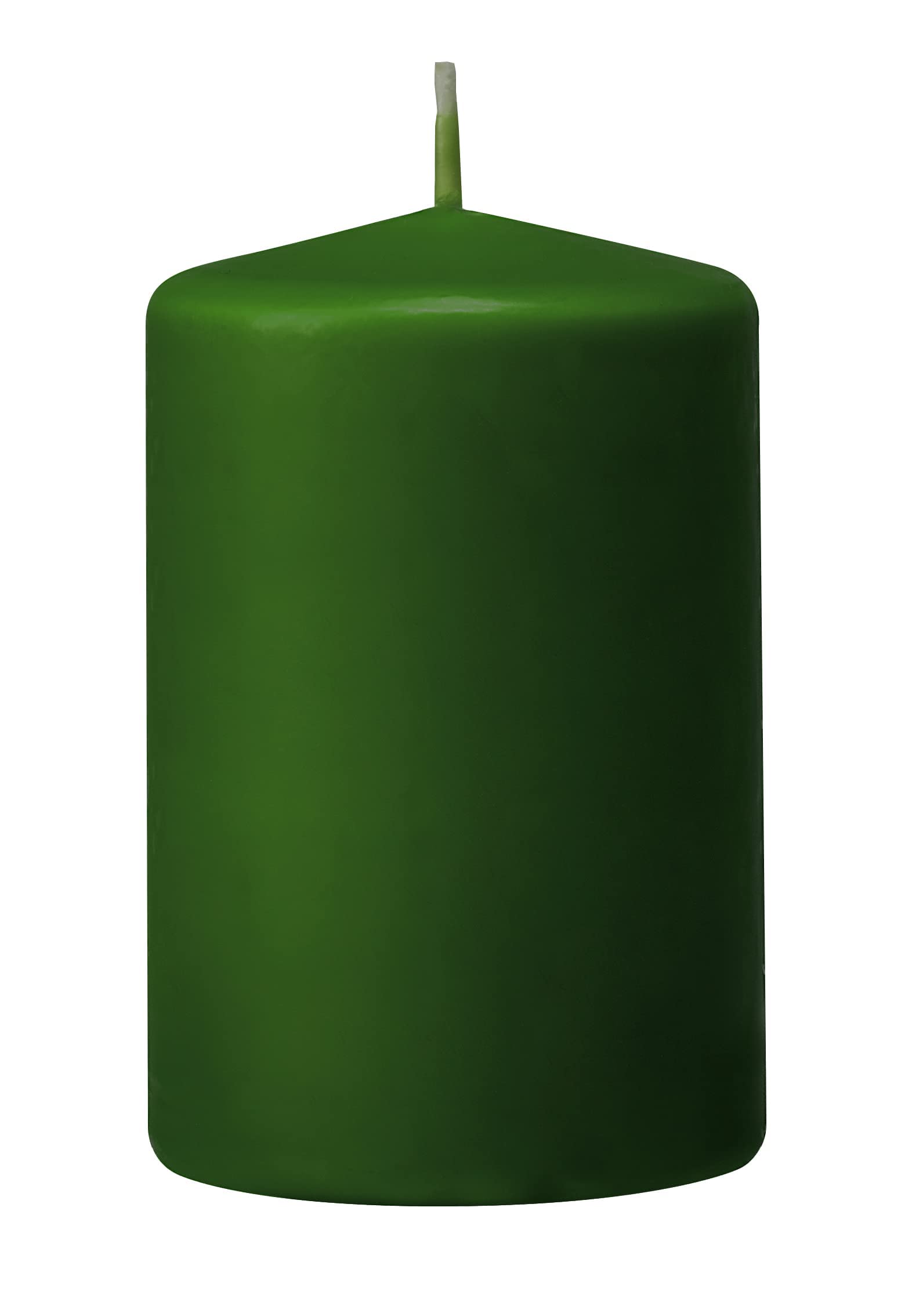 Hyoola Świece Dekoracyjne Bożonarodzeniowe - Czerwone i zielone Świąteczne świece - Świeca Walec - Świece Bryłowe - Świeca Bezzapachowa - 5 x 7,5 cm, 4 Sztuk