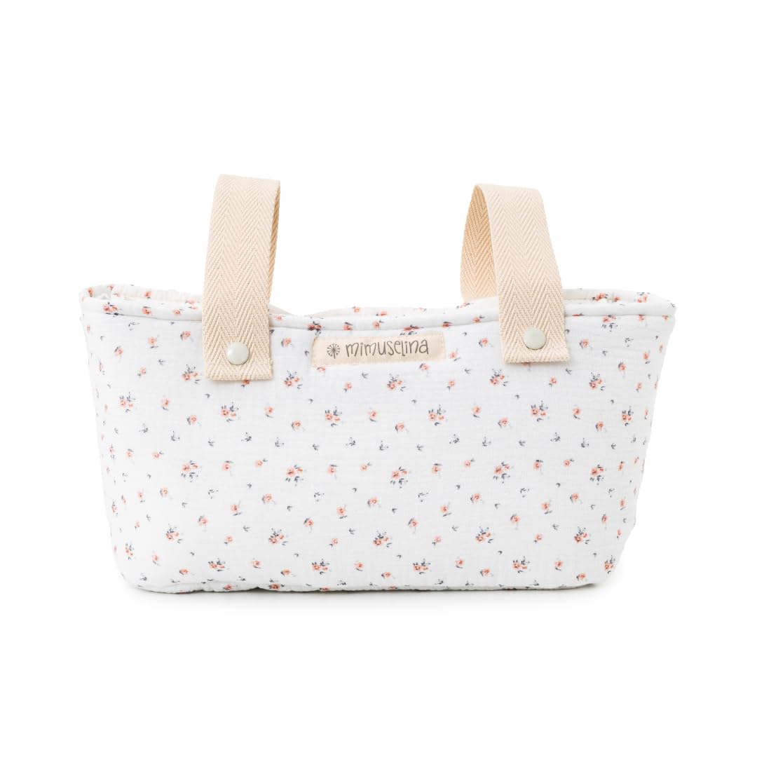 MIMUSELINA Bolso Carro Bebe | Pañalera Bebe organizador para silla paseo con gran capacidad | Bolso Maternidad Elegante y Práctico | Hecho en España — view 10