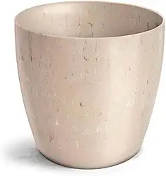 Vaso Cachepô elegance redondo mini travertino