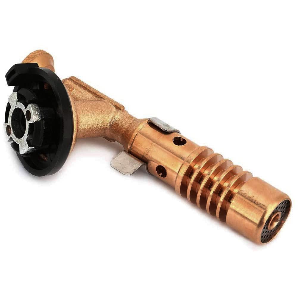 Vervevum Yt818 Butane Blow Torch Adjustable Gas Blow Flame Lighter Soldering Starter For Bbq Cooking, Gas Torch