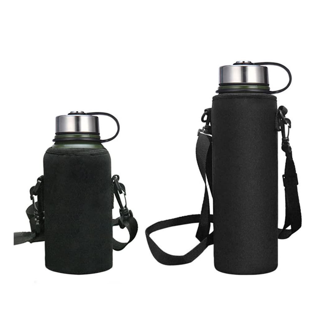Neopren-Tragetasche Für Thermoskannen & Wasserflaschen – 3 Größen, Verstellbarer Gurt, Ideal Für Outdoor