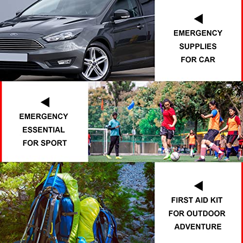 279PCS Small Travel First Aid Kit Supplies for Business, First Aid Emergency Set Backpacking Essentials Items Trauma Survival Kits - image 4