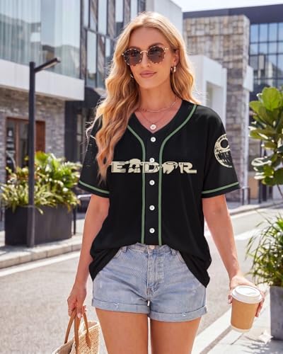 Image of 99TIMORO Fathers Holiday Graphic Baseball Jersey Shirts for Men and Women, Street Wear Funny Short Sleeve Top, Summer