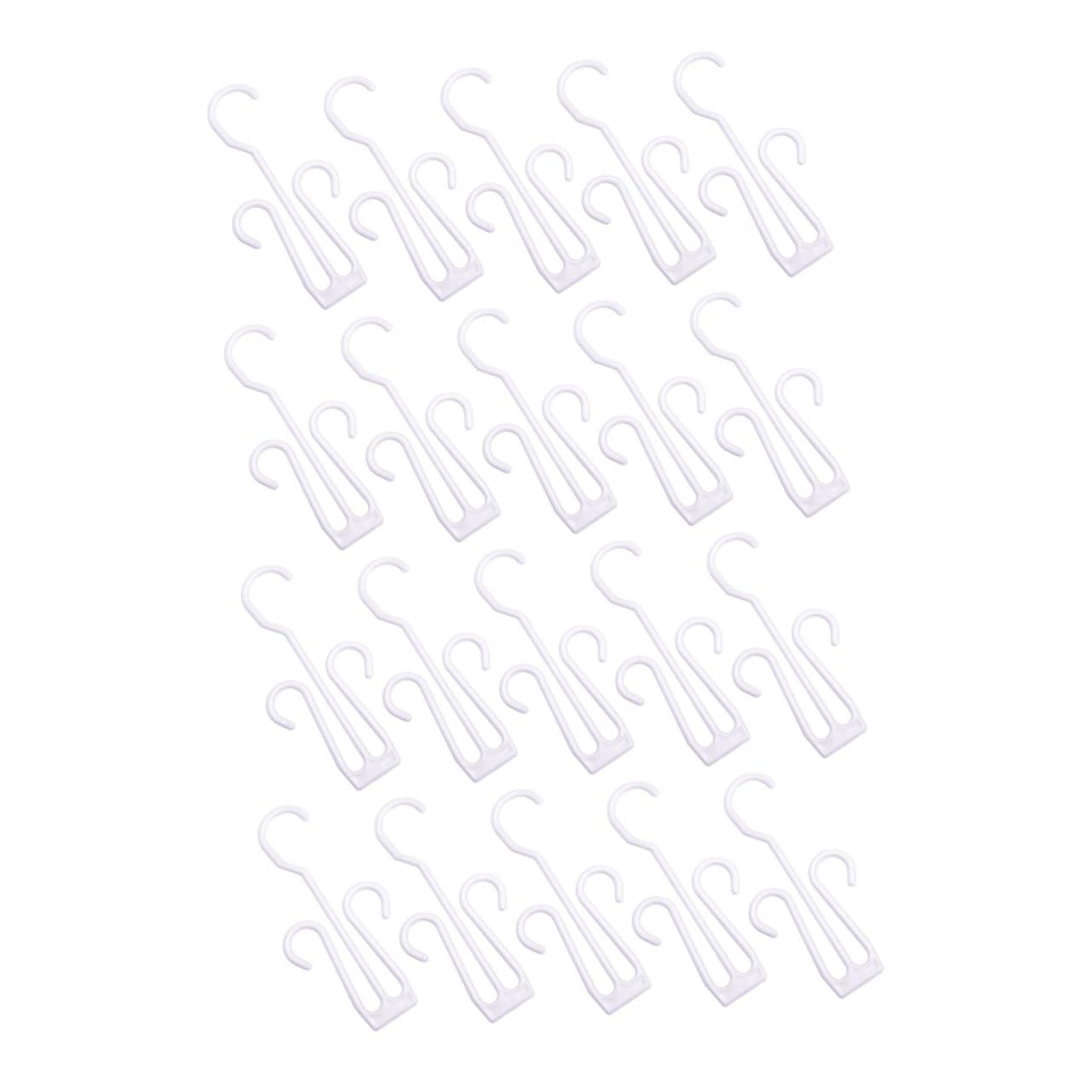 SOESFOUFU Shoe Display Hooks 20 Pack Front Door Shoe Rack Space-saving for Home and Travel