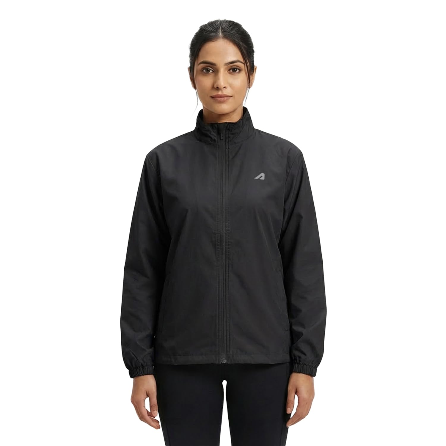 Windcheater Jacket for Women, Lightweight & Wind-Resistant with Reflective Cool Jacket for Women, Relaxed Fit-Stylish Windbreaker for Outdoor with Zipper Pockets