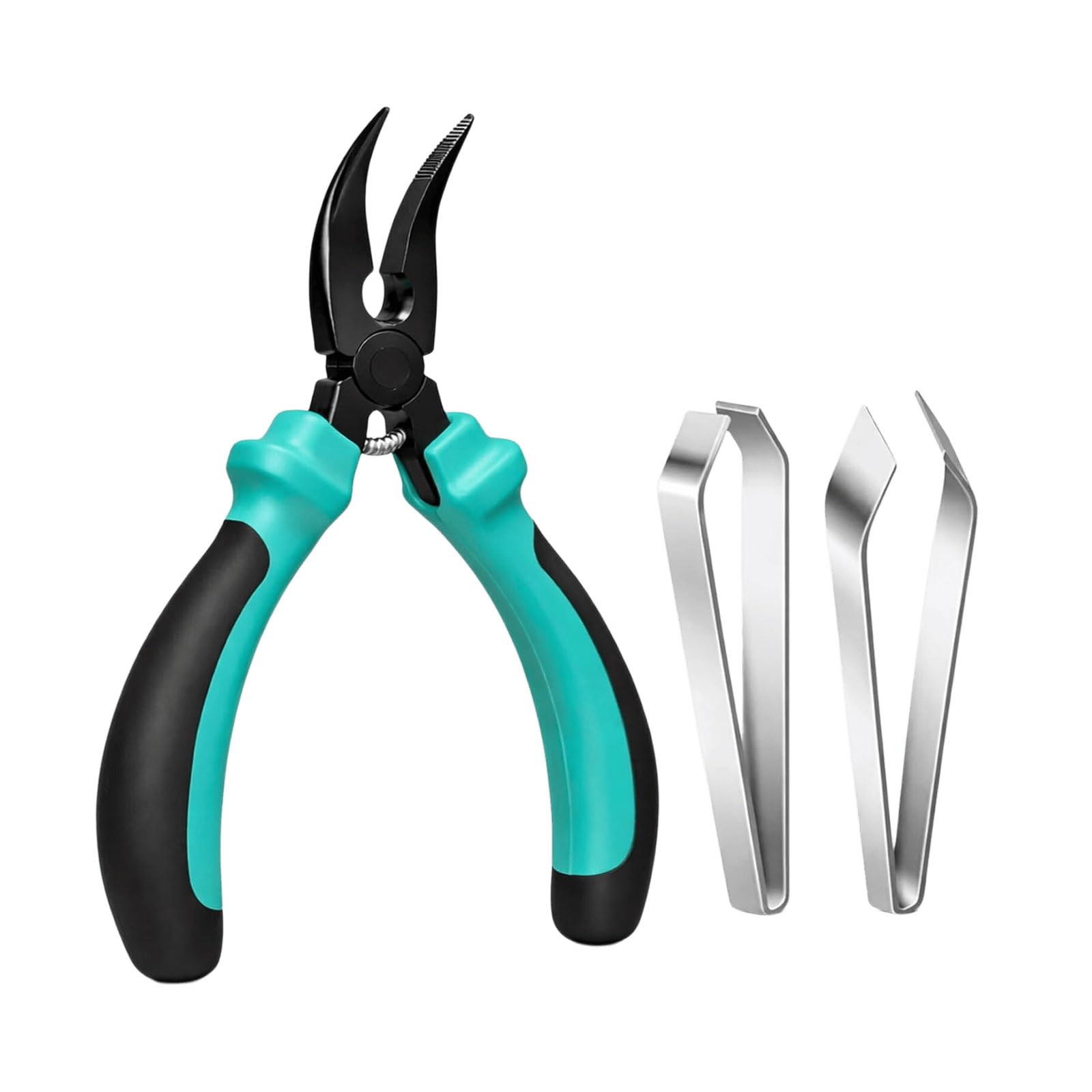 Tfaoys Multicolor Pinbone Tool Set, Fish Bone Pliers With 2 Tweezers For Seafood Prep, Salmon Trout Deboning, Home Kitchen Cooking And Drawer Storage Pinbone Tool Fish Deboning Pliers Salmon Trout Prep Seafood Tweezers