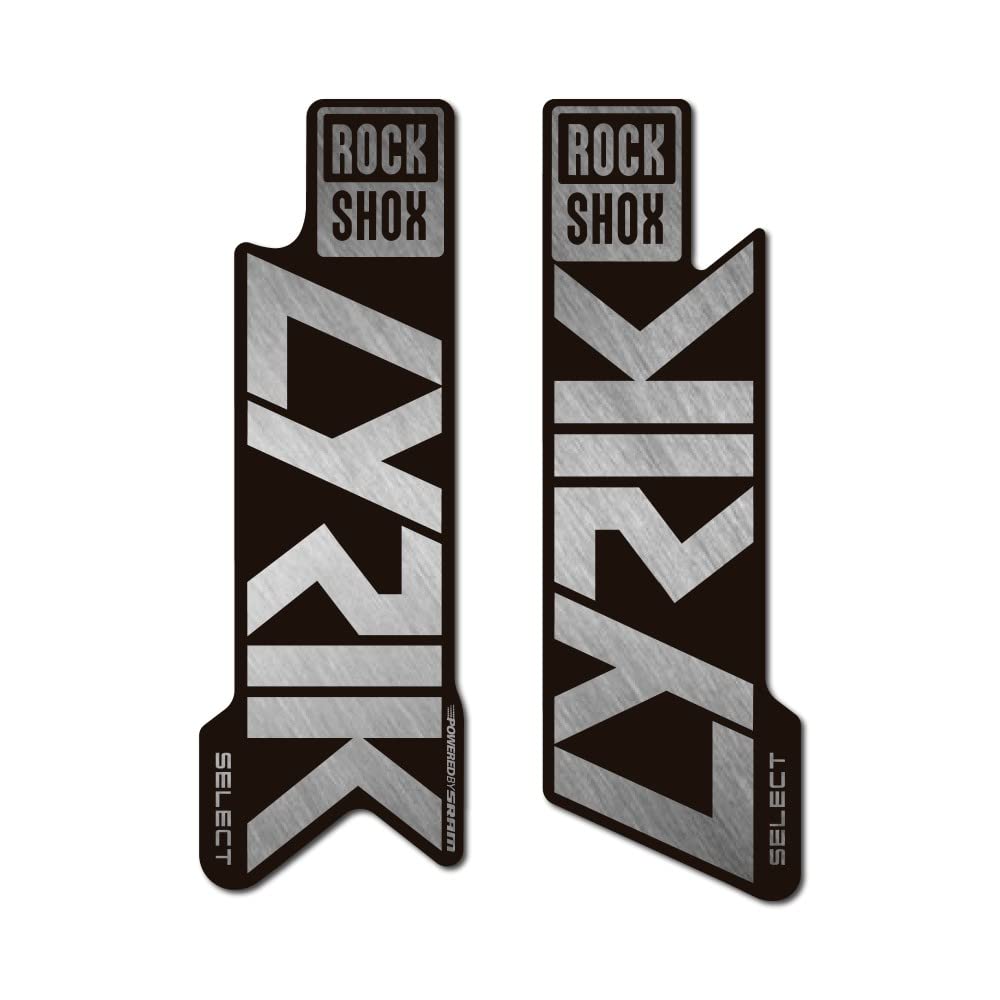 Stickers autocollants fourche amortisseur suspensions RockShox Lyrik Deluxe custom yellow Öhlins - Équipements vélos Stickers autocollants fourche amortisseur suspensions RockShox Lyrik Deluxe custom yellow Öhlins - Équipements vélos