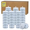 XRIONELL 60pcs Disposable Toilet Wand Refills?Compatible with Most Toilet Brushes?5X Cleaning Power Toilet Bowl Cleaners?No Falling Apart?Upgrade Fiber Cleaner Heads?for Closestool Bathroom Cleaning