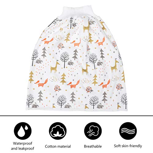 Tomaibaby 1 Stuk Unisex-Baby Peuter Katoenen Trainingsbroek Peuter Zindelijkheidstraining Ondergoed (Grijs Konijn Rode… - Afbeelding 5