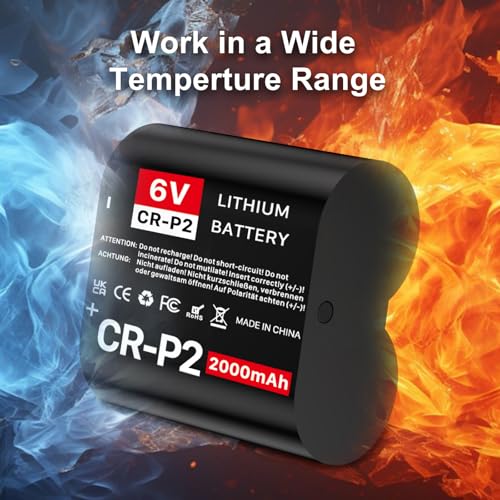 4 Pack CR-P2 Batteries 6V 2000mAh Lithium Photo Battery 223A, 2CR-P2, EL223AP and DL223A Batteries - Image 6