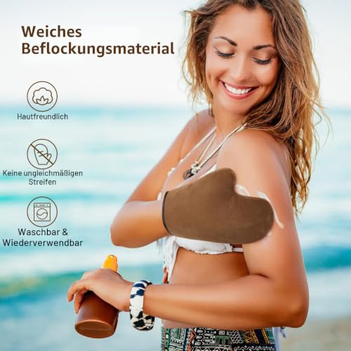 Luxspire 5-teiliges Selbstbräunungs-Handschuh-Set,Selbstbräunungs-Handschuh – Ansicht 3