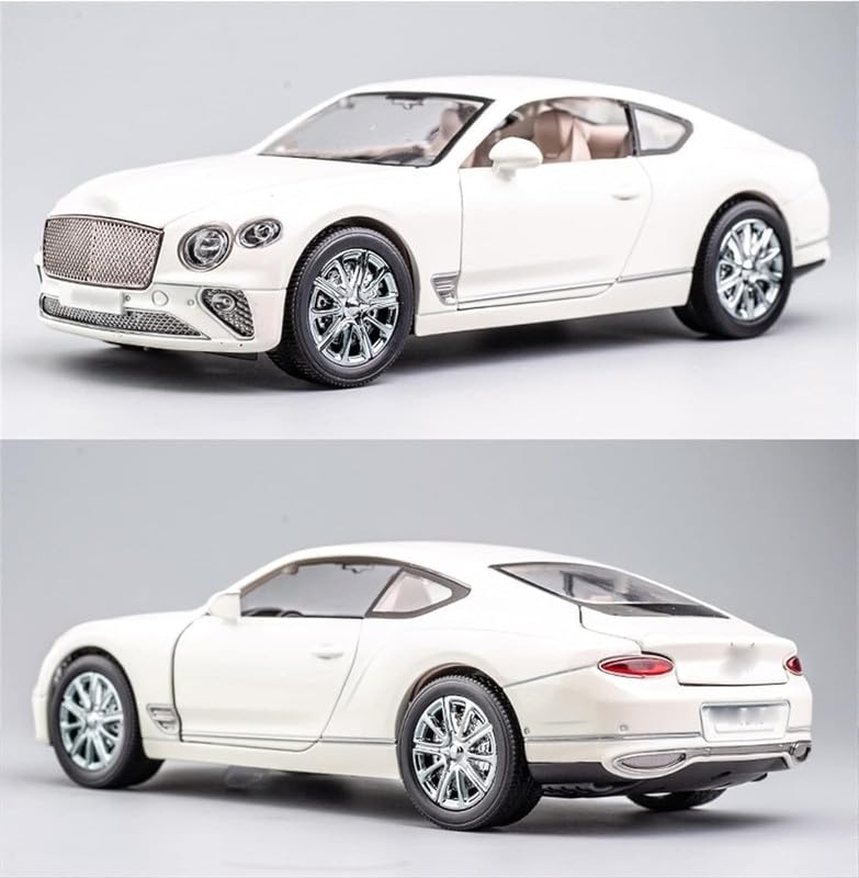 Image of Model 1:24 Bentley Continental GT Model Alloy Metal Pull Back Die-cast Car Openable Doors with Sound and Light Vehicle Car Toy for Kids - Multicolor