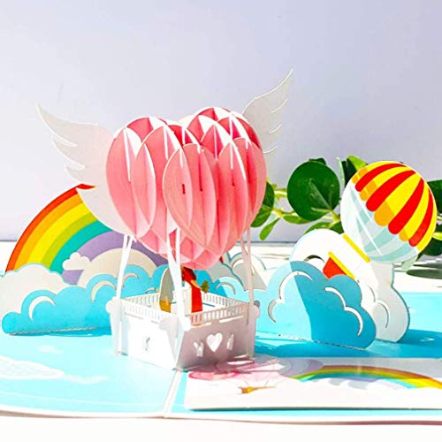 CLISPEED 3D Cartãde Saudaçãde Dia Ds Namrads Cartãde MensaRmânticPp-Up Amr CraçãBênçãpara CasamentCh