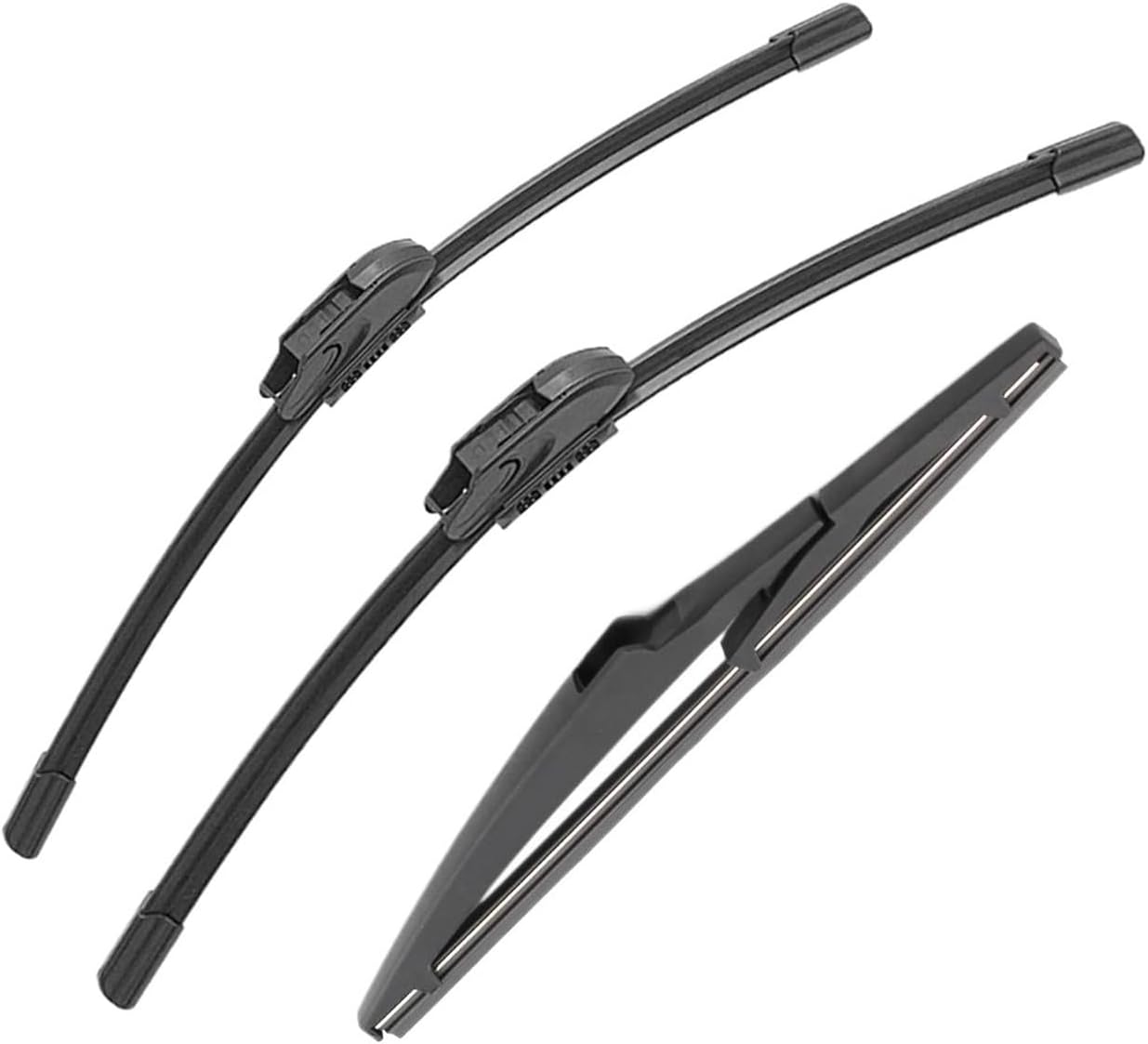 3PCS Car Wiper Fit For Jeep Compass MK2 MP/552 2016-2020 Front Rear Wiper Blades Brushes Accessories 2016 2017 2018 2019 2020(2 PCS)