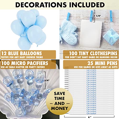 Sweet Baby Company 638623387521 Sweet Baby Co. Baby Shower Games Boy With Tummy Tape, Dont Say Baby, Bingo Game Package And Baby Shower Decorations For Boy, 10 Fun Games thumb #5