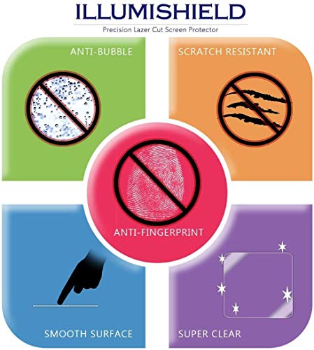 iLLumiShield Screen Protector Compatible with Apple iPhone SE (2020)(3-Pack) Clear HD Shield Anti-Bubble & Anti-Fingerprint PET Film