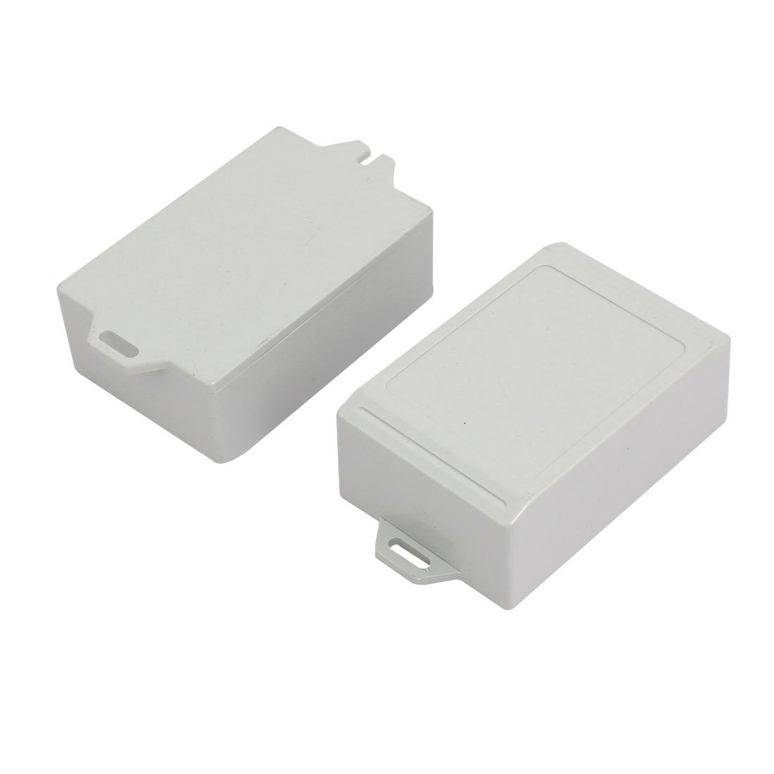 Aexit 79mmx53mmx30mm ABS Package Tool Storage and Management Plastic Rectangular Debris IP65 DIY Junction Box Gray 2pcs Model:99as541qo299