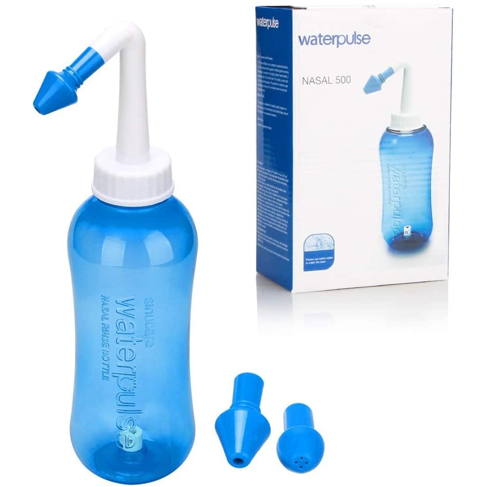 Mumoo Bear Nasal Wash Salt Rinse - Allergic Rhinitis Relief, Sinus Irrigation for Adults & Kids, 2.7g 300ml Nose Cleaner