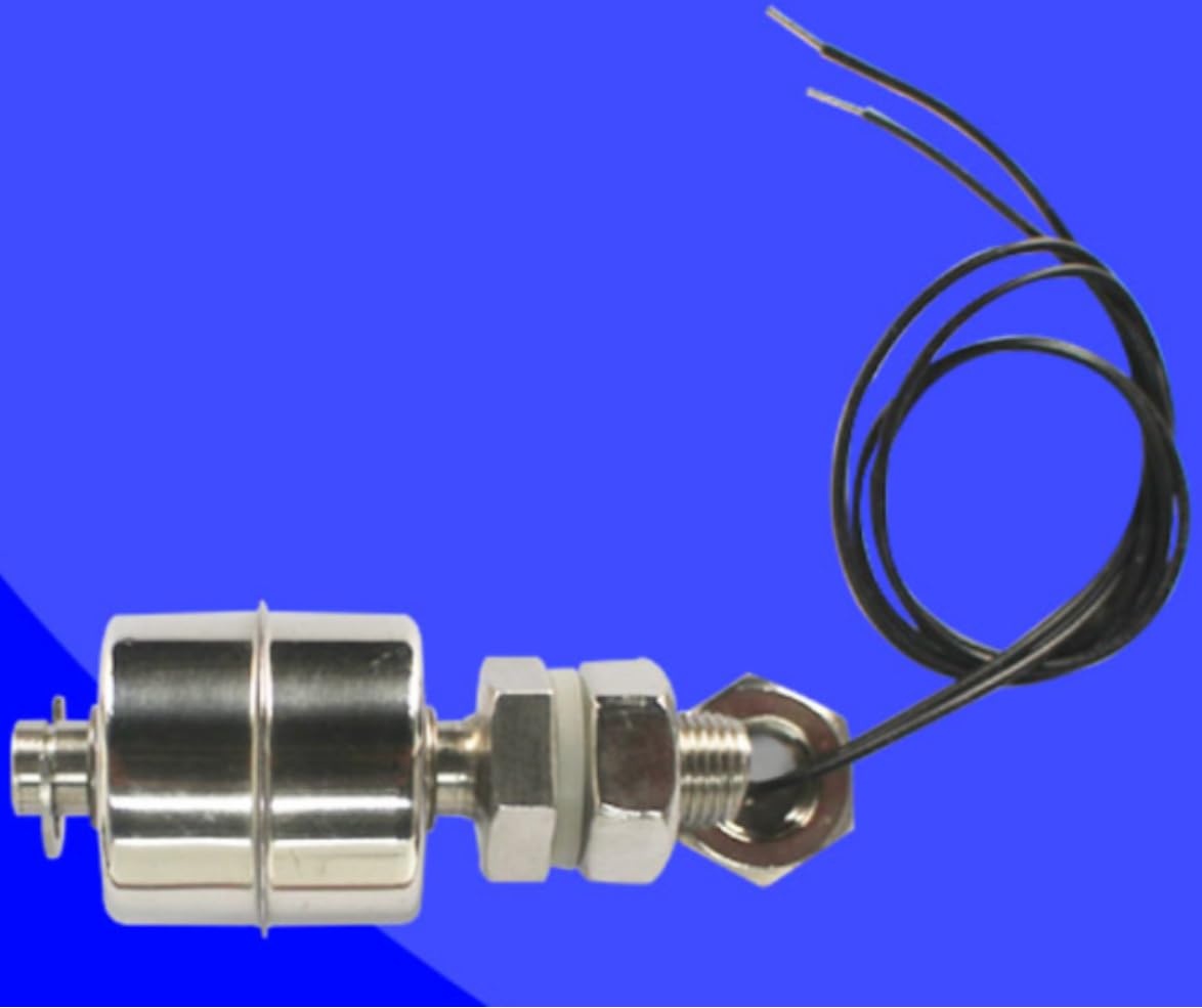 Float Switch Stainless Industrial Grade , Normally Closed Float Switch AC Float Switch Vertical Float Switch Tank Float Switch Float Switch for Water Tank Water Level Switch (Normally Closed )