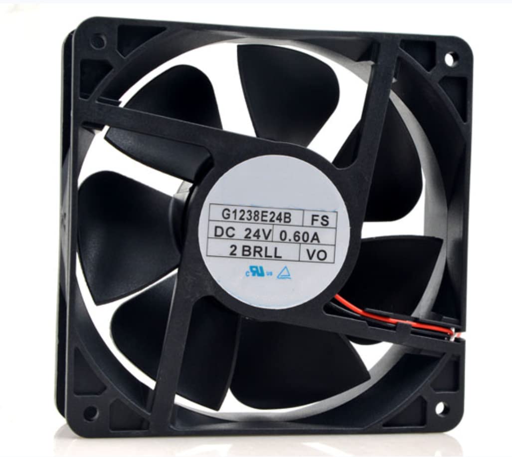 G1238E24B FS DC24V 0.60A 120X120X38mm 2-Wire Cooling Fan 12038mm