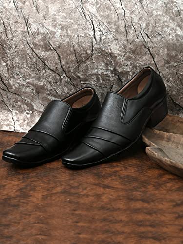 Image of SIR CORBETT Men's Synthetic Leather Moccasin Formal Shoes