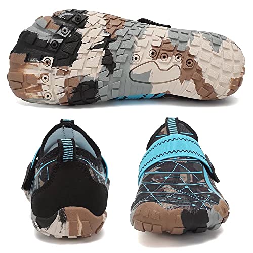 CIOR Water Shoes for Kids, Boy & Girls Water Shoes Outdoor Sports Aqua Athletic Sneakers Lightweight Sport Shoes-U220SSX01-blue-292