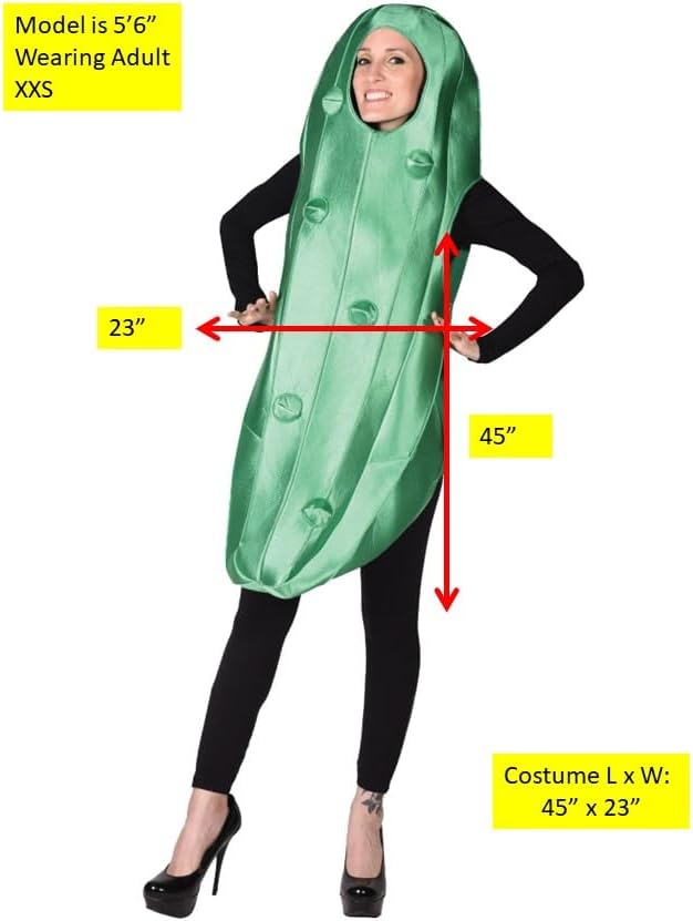 Rasta Imposta Ultimate Pickle Halloween Costume, Adult Size Extra Extra Small XXS - Image 5