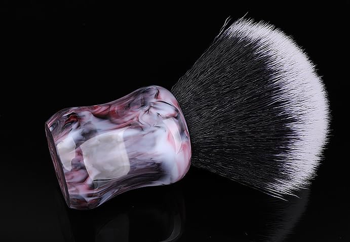 Friseursalon-Bartbürste, Rasierseife, schäumendes Nylon, Reinigung, weiches Haar, Harz, Rasierschaum-Gel-Bürste, 3 Stück